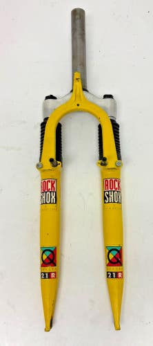 Vintage Rockshox Quadra 21R Rim Brake 26" QR Suspension Fork 175mm 1-1/8" Tube