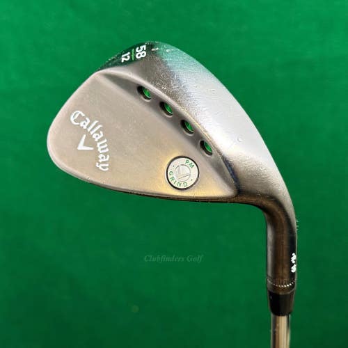 Callaway PM Grind 19 Tour Grey 58-12 58 Lob Wedge KBS Tour 90 Steel Regular