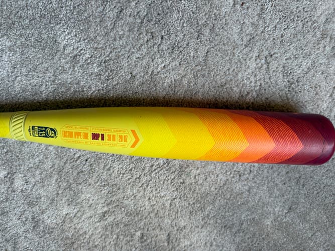 2024 Easton Hype Fire Composite USSSA Certified Bat (-10) 20 oz 30" (Used)