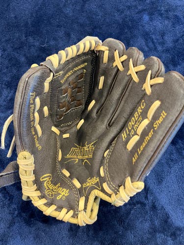 Brown Rawlings Highlight Series RH Pitcher's Baseball Glove 10" (Used)
