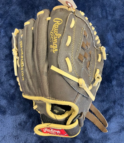 Brown Rawlings Highlight Series RH Pitcher's Baseball Glove 10" (Used)
