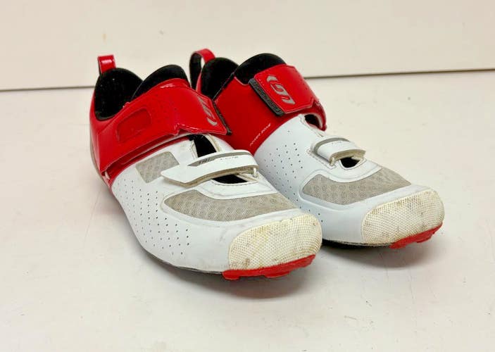 LG Louis Garneau TRI X-Lite Carbon Sole Triathlon Cycling Shoes US 12 EU 47