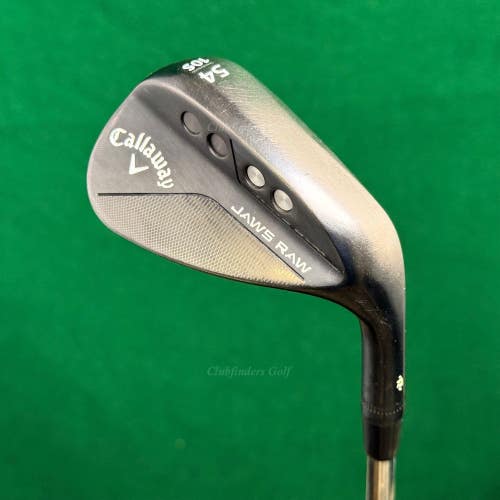 Callaway Jaws Raw Black Plasma 54-10S 54 Sand Wedge Dynamic Gold S200 Stiff