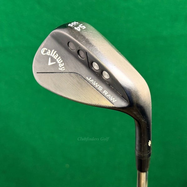 Callaway Jaws Raw Black Plasma 54-10S 54 Sand Wedge Dynamic Gold S200 Stiff