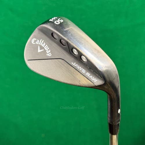 Callaway Jaws Raw Black Plasma 50-10S 50 Gap Wedge Dynamic Gold S200 Stiff