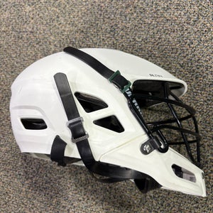 White Youth Warrior Burn Junior Helmet (Used)