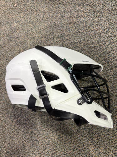 White Youth Warrior Burn Junior Helmet (Used)