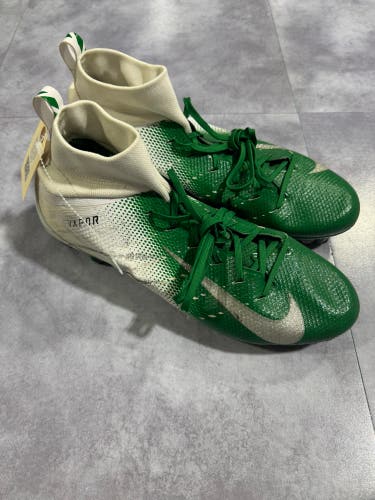 Green Men's Size M 14.0 (W 15.0) Adult Nike Vapor Untouchable Pro 3 Cleats (Used)