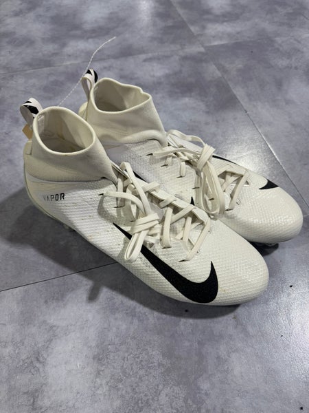 White Men's Size 13.0 (W 14.0) Adult Nike Vapor untouchable 3 Cleats (Used)