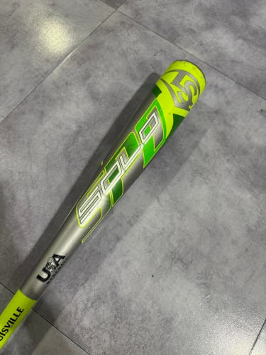 2020 Louisville Slugger Solo Alloy Bat USABat Certified (-13) Alloy 19 oz 28" (Used)