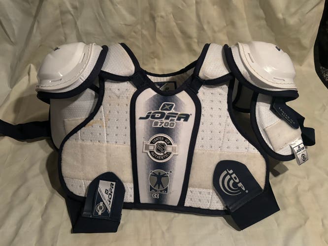 Pro Stock Small Senior JOFA 9700 Shoulder Pads (Used) NHL Center Ice Authentic