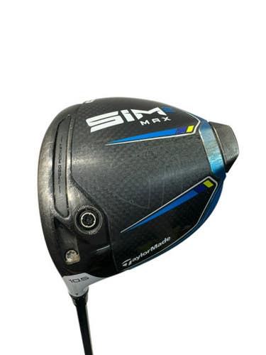 Used Taylormade SIM 2 MAX Mens Driver LH 10.5 Degree 11835-S000199012