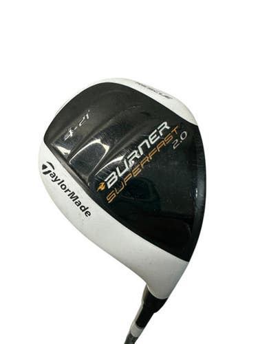 Used Taylormade BURNER SUPERFAST 2.0 Mens Hybrid Club RH White 4 Hybrid 11835-S000199147