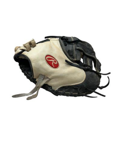 Used Rawlings RLACM33 BB/SB Catchers RH Throw White And Black 33" 11835-S000199151
