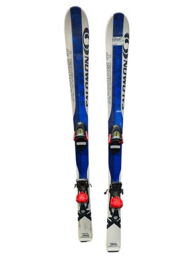 Used Salomon X WING T Boys DH Ski/Binding Navy Blue 120 cm 11835-S000199205