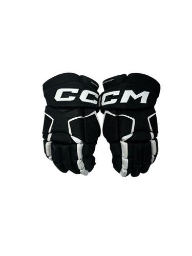 Used CCM TACKS Junior Gloves Black 11" 11835-S000199208