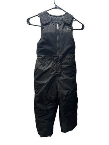 Used Spyder Snow Bibs Y Black Youth 11835-S000199207