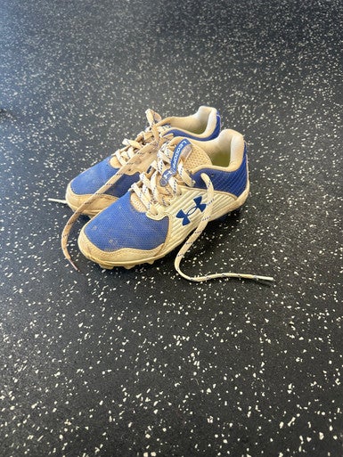 Used Under Armour GLYDE BB/SB Cleats Royal Blue Junior 01.5 11849-S000032440