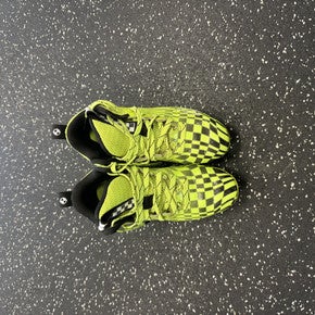 Used Under Armour Jr FB Cleats Neon Green Junior 03 11849-S000032462