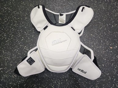 Used STX SHADOW Lacrosse Shoulder Pads White MD 11849-S000032470