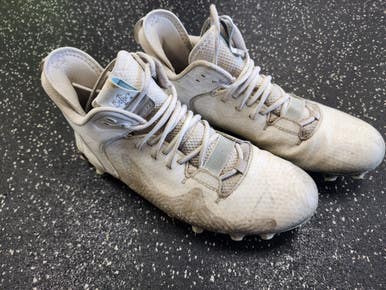 Used New Balance LAX Cleats Mens White Senior 9.5 11849-S000032484