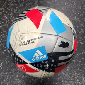 Used Adidas NATIVO 21 All Size Soccer Ball White 3 11849-S000032491