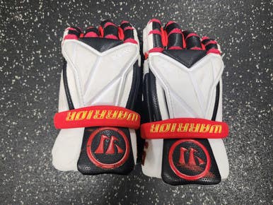 Used Warrior EVO Lacrosse Gloves Mens Red MD 11849-S000032492