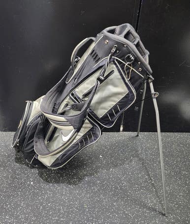 Used Nike STAND BAG Mens Stand Bag Black 11849-S000032496