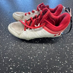 Used Under Armour LAX Cleats Womens White Senior 6 11849-S000032524