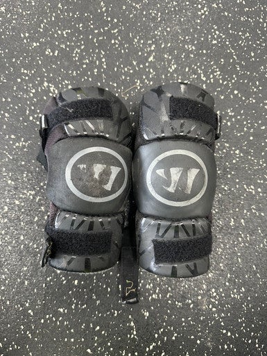 Used Warrior BURN NEXT Lacrosse Arm Pads/Guards Black XS 11849-S000032660