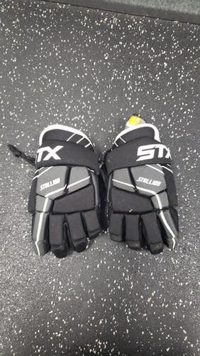 Used STX STALLION 50 Lacrosse Gloves Junior Black XS 11849-S000032674