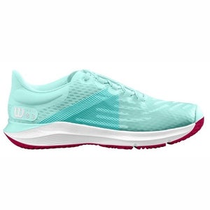 *NIB* JUNIOR WILSON KAOS 3.5 TENNIS SHOES (SOOTHING SEA /WHITE/SANGRIA) SZ 4.5