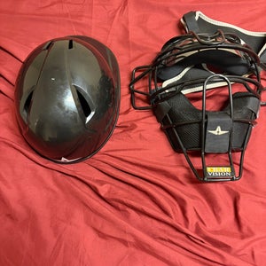 Adult All Star Catcher's Mask + All Star Skull Cap (Used)