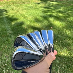 Callaway Paradym Irons 6-AW | HZRDUS Gen 4 Silver 65g R-Flex Graphite