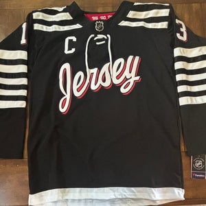 Nico Hischier Black New Jersey Devils Alternate Jersey Adult XL (54) NWT