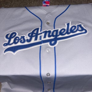 Los Angeles Dodgers gray jersey. Size XXL