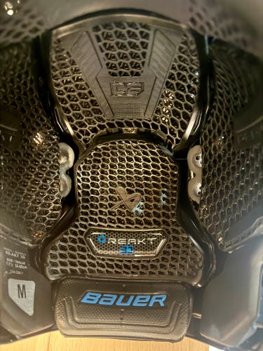 Bauer Re-Akt 3D Helmet Pro Stock (Brand New) Black Medium w/Large CCM FM580 Cage