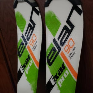 90cm Kids Skis ELAN EXAR PRO with Jr. ELAN ESP 4.5 Adjustable Bindings *USED* CLEAN
