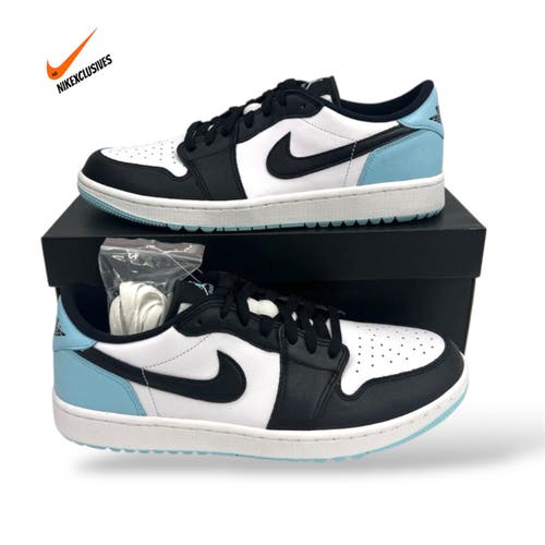 Men's Size M 12.5 (W 13.5) Jordan Golf Shoes (New) Air Jordan 1 Low Golf 'Copa' Golf Shoes Sneakers