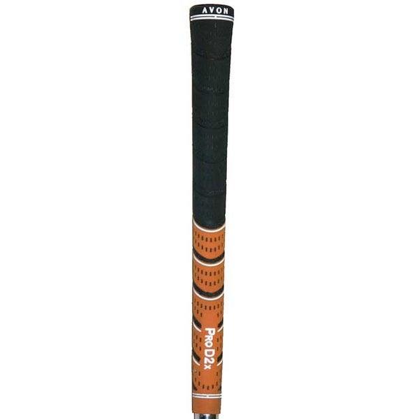 Avon Pro D2x Golf Grip (Black/Orange, Standard) .580 NEW
