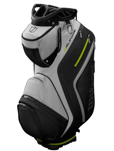 Wilson Alpine Cart Bag (10", 14-way top, Light Grey/Black) 2025 Golf NEW