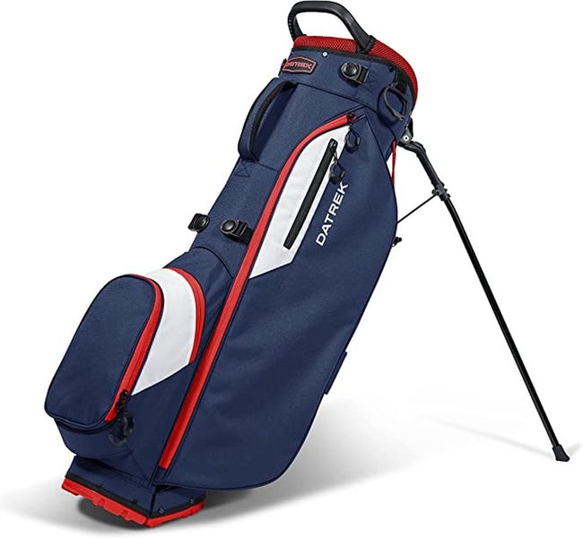 Datrek Carry Lite Stand Bag (10.5", 4-way top, Navy/Red/White) 2022 NEW