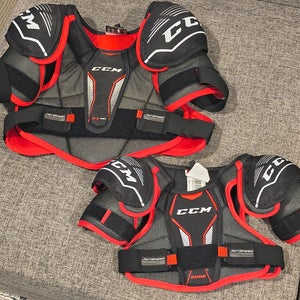 CCM JetSpeed FT350 Shoulder Pads (Used) adult small youth small two pair
