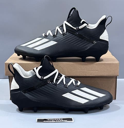 Size 10.5 Adidas Adizero 8.0 Football Cleats Core Black FZ4172
