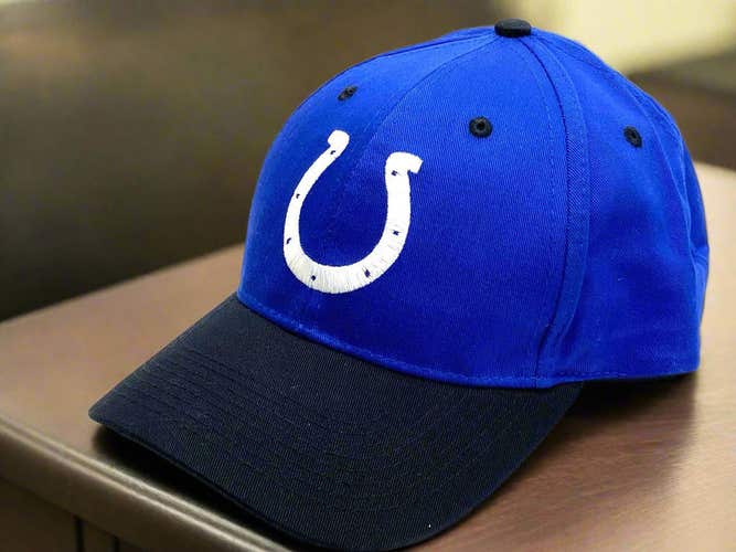 Indianapolis Colts Vintage Late '90s NFL Blue Embroidered NOS Cap (New)
