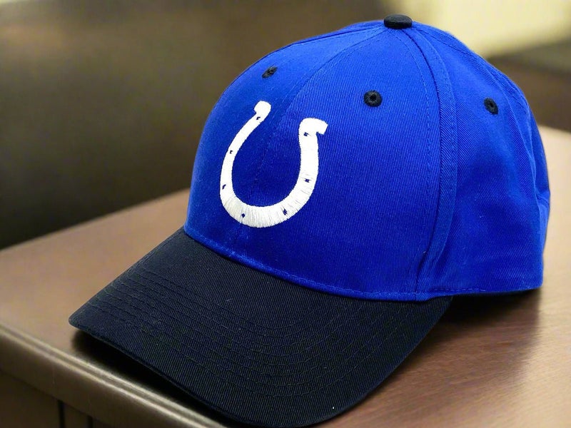 Indianapolis Colts Vintage Late '90s NFL Blue Embroidered NOS Cap (New)