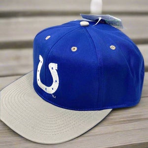 Indianapolis Colts Vintage Late '90s NFL Team Color NOS Snapback (New)