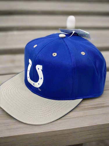 Indianapolis Colts Vintage Late '90s NFL Team Color NOS Snapback (New)