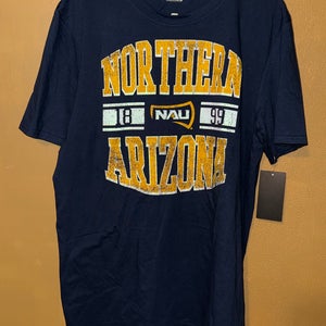 Captivating NCAA Northern Arizona Lumberjacks College Graphic T Shirt Mens Large Brand New With Tags
