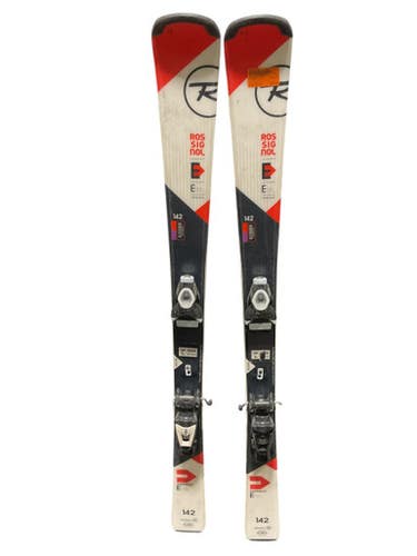 Used Rossignol ERTL Boys DH Ski/Binding Red 142 cm 11847-S000030248